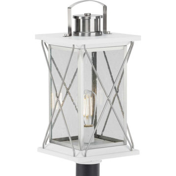 Progress Barlowe 1-Light 100W Post Lantern P540068-135 - Stainless Steel