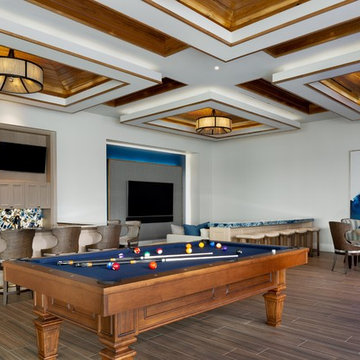 Pala Residence with Neutral Design and Blue Accents