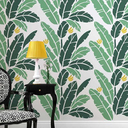 Banana Leaf Allover Stencil - Products