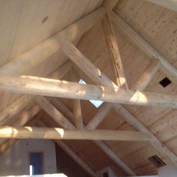 Log Trusses / Railings / Stairs
