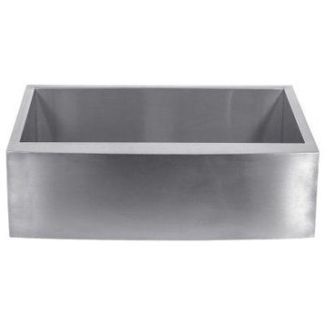 Miseno MSS3020F Farmhouse 30" Single Basin Stainless Steel - 16 Gauge Stainless