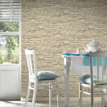 Brick Wallpaper Accent Wall