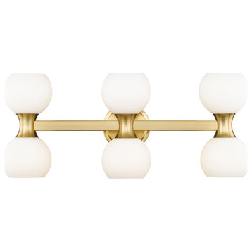 Z-LITE 6-Light Vanity, Modern Gold