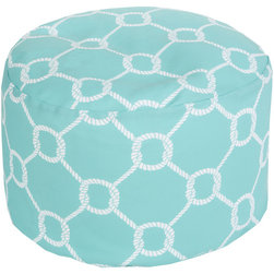 Surya Poufs- (POUF-299) - Floor Pillows And Poufs