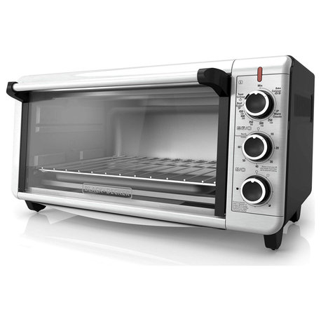 TO3265XSSD Extra Wide Crisp ‘N Bake Air Fry Toaster Oven, Silver, Stainless Steel/Black