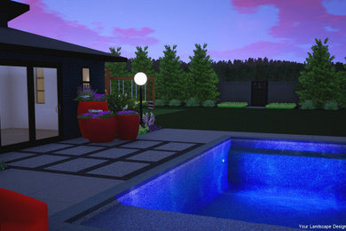 Example of a trendy pool design