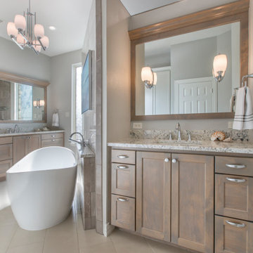A Unique Master Bathroom gets a Spa-Like Renovation