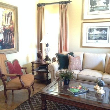 Gentleman's Tudor style Day room in Roswell