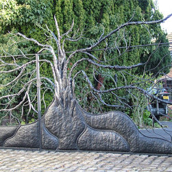 BexSimon Winter Tree Gate - Home Fencing And Gates