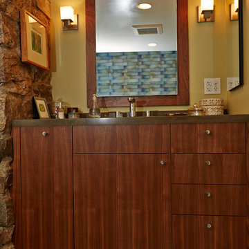 Walnut IKEA Bathroom