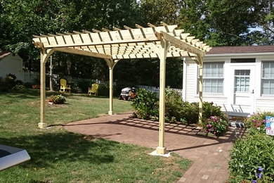 Plain pergola