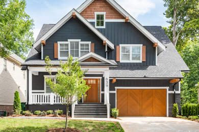 Example of a trendy exterior home design in Charlotte