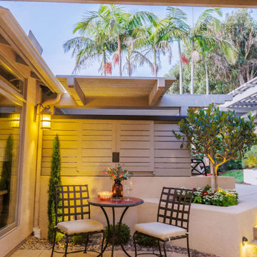 Intimate Bistro Patio Seating Area in San Diego