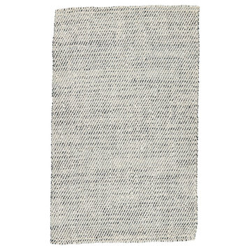Jaipur Living Almand Natural Solid White/ Gray Area Rug, 5'X8'