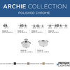 Archie Collection 2-Light Bath Light, Polished Chrome