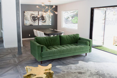 Inspiration for a contemporary home design remodel in Los Angeles