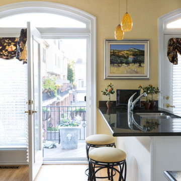 French Inspired Transitional Home: Kitchen