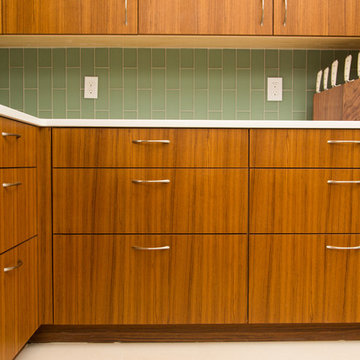 Mid-Century Modern Teak Kitchen