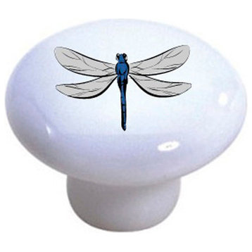 Dragonfly Ceramic Cabinet Drawer Knob