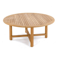 Buckingham 6ft Teak Tableround table - Outdoor Dining Tables