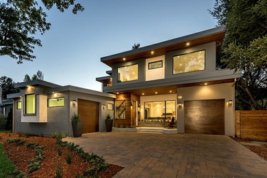 Inspiration for a modern home design remodel in San Francisco