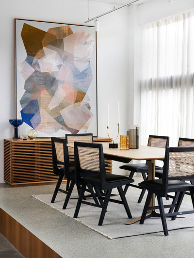 Contemporary Dining Room by Trit House