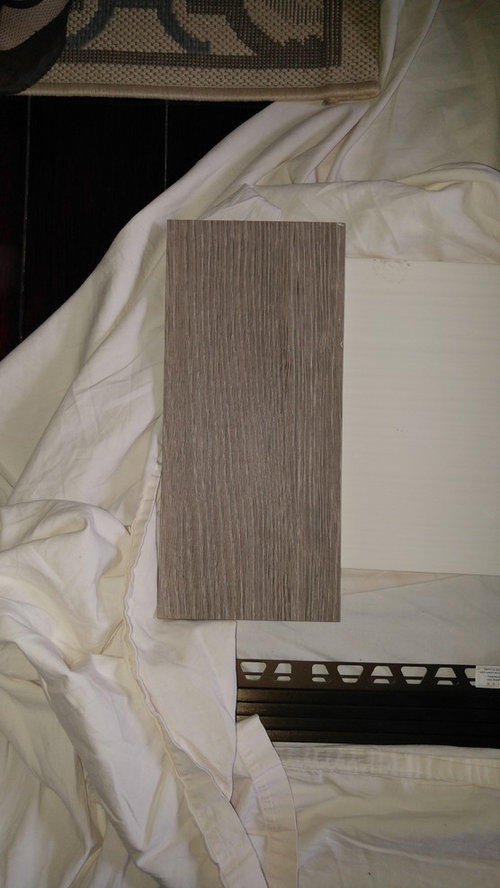 removed bottom row of tile now try to match tile or retile with new?