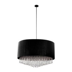 Eurofase - Eurofase Penchant Collection 6-Light Chrome and Black Pendant 20586-010 - Pendant Lighting