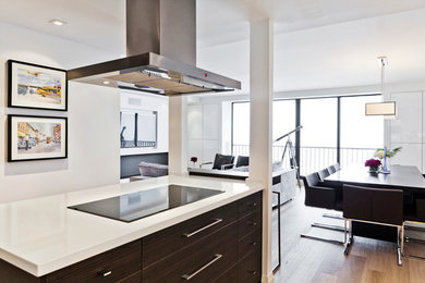 Minimalist kitchen photo in Toronto