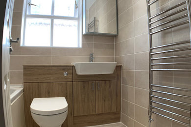 Design ideas for a modern bathroom in Oxfordshire.