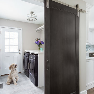Transitional Kitchen & Laundry room Killdeer Remodel - Naperville
