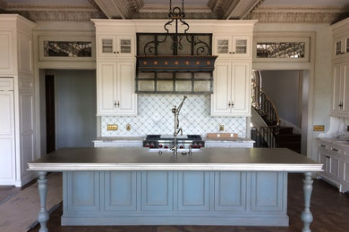 Example of a classic kitchen design in Other