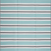 Seattle Contemporary Stripes Area Rug, Sky & Gray, 7'11'' X 10'3''