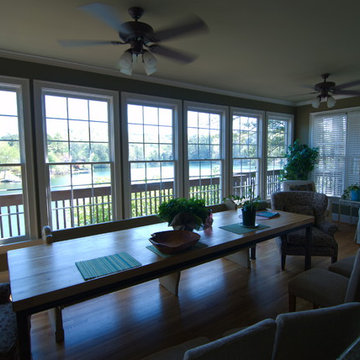 Celluar Shadings at Lake Arrowhead - Before & After
