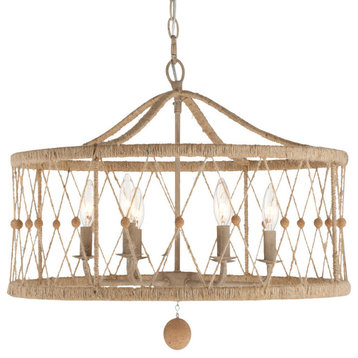 Brixton 6-Light Traditional Chandelier in Burnished Silver