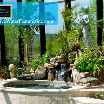 Small pool waterfall