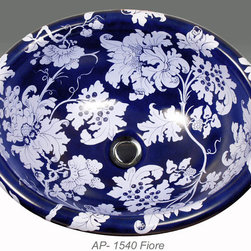 Hand Painted Drop-in Sinks by Atlantis Porcelain Art - Products