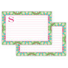 Recipe Cards Boho Girls Single Initial, Letter A