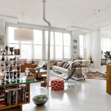 My Houzz: Walls of Art and Glass in a Brooklyn Loft
