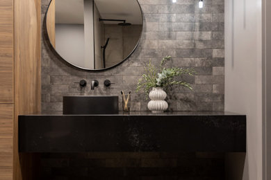 Example of a minimalist home design design in Toronto