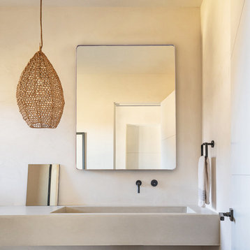 23.5 in. Wx 30 in. H Modern Rectangle Wall Bathroom Vanity Mirror