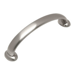 Cosmas - Cosmas 827-96SN Satin Nickel Cabinet Pull, 3-3/4" Hole Centers, Set of 5 - Cabinet And Drawer Handle Pulls
