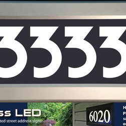 Address LED - illuminated house numbers - House Numbers