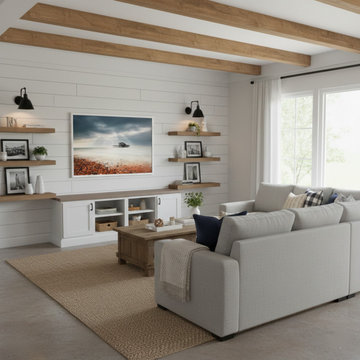 Abandoned West Pier Vintage Gentle Touch Effect Modern Farmhouse Style Wall Art