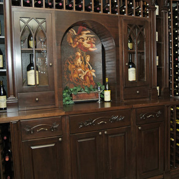 Another View of the Mural Arch, Cupboards and Carvings