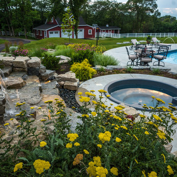 Backyard Pool, Patio, Perennials, and FUN in Barrington, IL