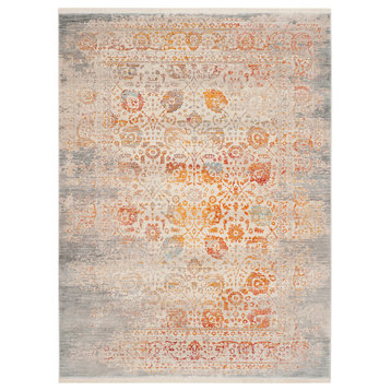 Safavieh Vintage Persian Collection VTP411 Rug, Grey/Multi, 5' X 7'6"