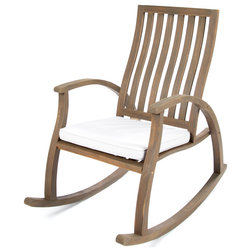 Transitional Outdoor Rocking Chairs by GDFStudio