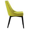 Viscount Upholstered Fabric Dining Side Chair, Wheatgrass