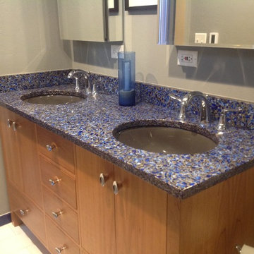 Recycled Glass Countertops